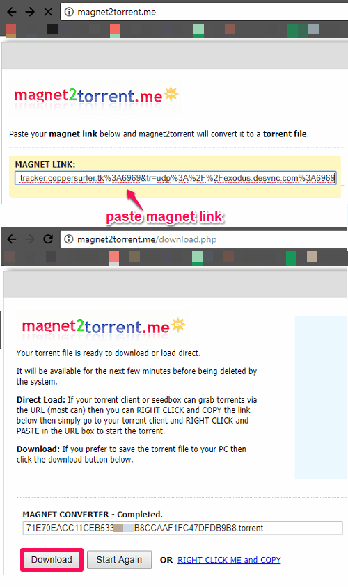 how to use torrent magnet